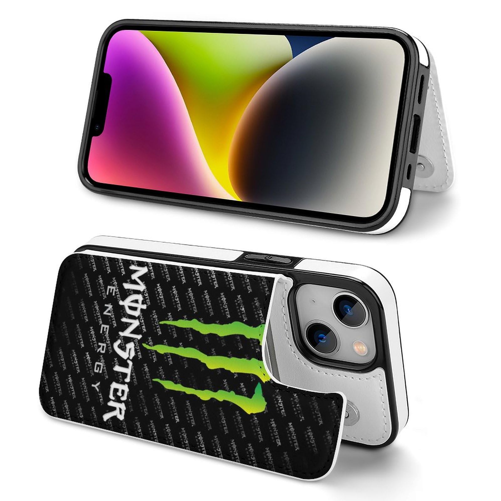 Amazon.co.jp: iPhone11 Pro Max ケース 手帳型 ロゴモンスター
